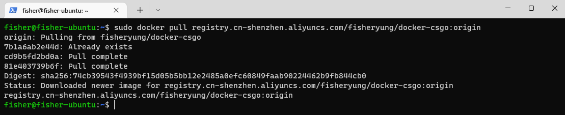 拉取无Mod版本镜像